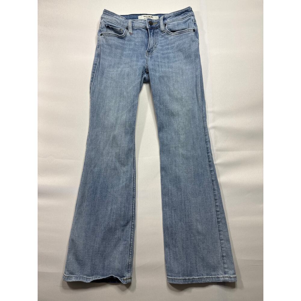 IDYLLWIND by M. Lambert Women's Rebel Flare Blue Denim Jeans -2Wx30L (26x28)